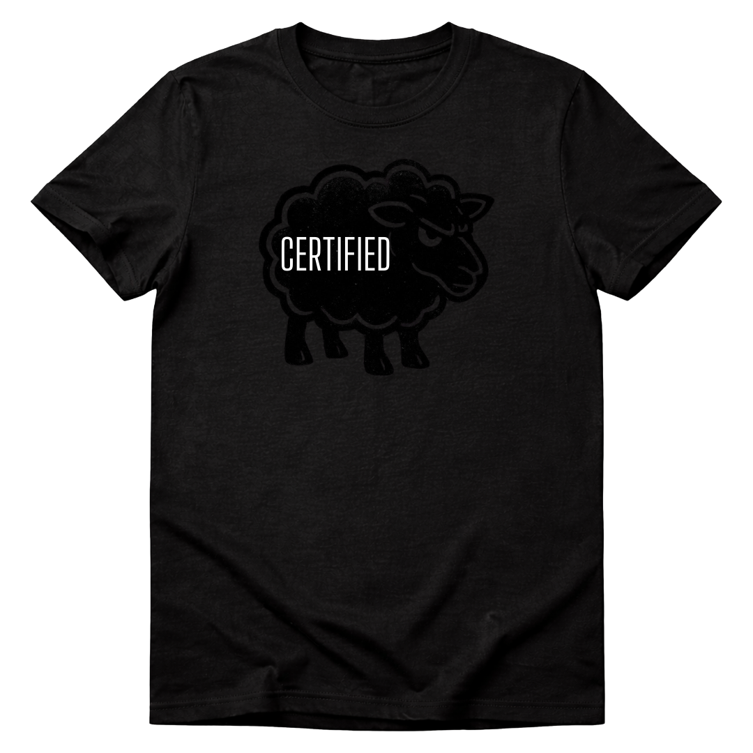 "Certified" Black Sheep Tee
